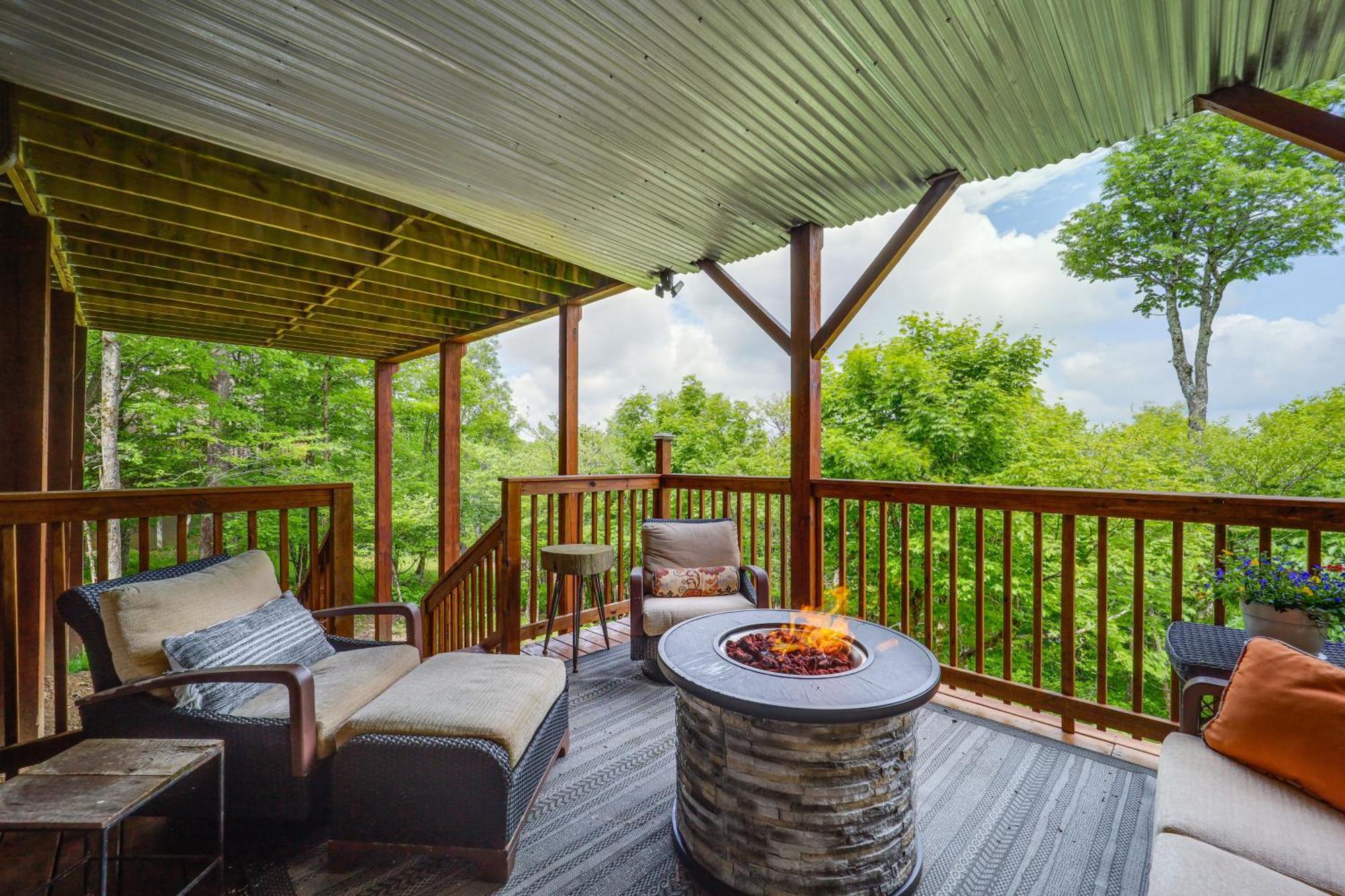 Beech Mountain Cabin With Deck And Grill Near Golf! Apartment Bagian luar foto